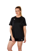 erima Unisex Erwachsene Liga Star Trainings T-Shirt in schwarz/weiss