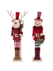 Beliani 2er-Set Dekofigur MATALA in Rot
