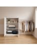 VCM  Dachschrägen Kleiderschrank mit Stange Dacho L in Weiß