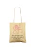 Mr. & Mrs. Panda Beuteltasche Tintenfisch mit Spruch in Gelb Pastell