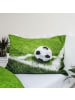 JERRY FABRICS Bettwäsche Fußball 140 x 200 + 70 x 90 cm 100% Baumwolle Unisex Sport