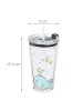 relaxdays 4 x Kinderglas "Wal" in Transparent