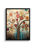 MuchoWow Poster mit Leiste Stilvoller Baum  (BxH)