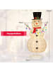 COSTWAY 180 cm LED Schneemann beleuchtet in Weiß