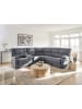 Beliani Ecksofa ROKKE in Grau - (W) 229 x (H) 65 x (L) 196 cm linksseitig