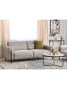 Beliani 3-Sitzer Sofa ASKIM in Grau/Schwarz - (W) 207 x (H) 87 x (L) 89 cm