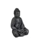 relaxdays Buddha Figur in Dunkelgrau - (H)50 cm