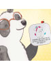 Mr. & Mrs. Panda Bierdeckel Freundinnen Schwestern mit Spruch in Weiß