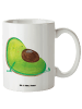 Mr. & Mrs. Panda Trinkbecher Avocado Schwangerschaft ohne Spruch in Weiß