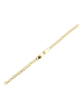 Adeliás Damen Armband – Panzerarmband aus Edelstahl 18 cm in gold