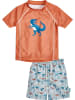 Playshoes Kinder Bade Set "UV-Schutz Bade-Set Dino" in Orange