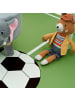 KADIMA DESIGN Kinderteppich waschmaschinenwaschbar Fußballfeld Kinderzimmer in Grün