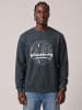 wat? Apparel Sweatshirt Mountains by night in India Ink Grey