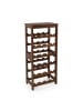 relaxdays Weinregal in Braun - (B)40 x (H)82 x (T)24 cm
