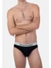 Bruno Banani Sportslip / Unterhose Flowing in Hellblau / Schwarz