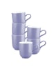 Seltmann Weiden 6er Set Henkelbecher Liberty Pure Colors 400 ml in Grape Purple