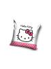Hello Kitty Kissenbezug 40x40cm – Schleife Velours Deko