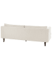 Beliani 3-Sitzer Sofa JARPEN in Beige/Braun - (W) 214 x (H) 72 x (L) 93 cm