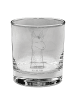 Mr. & Mrs. Panda Tumbler Glas Lamakopf Genervt ohne Spruch in Transparent