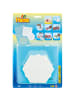 Hama Blister mit 2 Midi-Stiftplatten, Viereck, Sechseck, und Bead-Tac - ab 5 Jahren