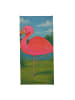 Mr. & Mrs. Panda Strandtuch Flamingo Classic Design ohne Spruch in Weiß