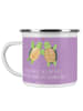 Mr. & Mrs. Panda Tasse Hochzeitsreise Abenteuer mit Spruch in Lavendeltraum