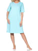NORMANN Nachthemd kurzarm in türkis