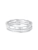 Elli Ring 925 Sterling Silber Ring Set, Geo, Twisted in Silber