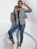 creation L Blazer in schwarz-weiß-kariert