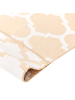 Beliani Outdoorteppich AKSU in Weiß/Beige - (W) 140 x (H) 0.3 x (L) 200 cm