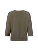 OPUS Langarmshirt Salane in oliv