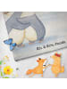 Mr. & Mrs. Panda Handtuch Pinguine Kuscheln Design mit Spruch in Weiß