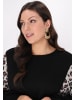 faina Women Plus Size Blouse in Black
