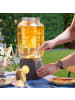 relaxdays Getränkespender in Transparent - 5 Liter