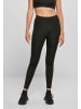 Urban Classics Urban Classics Damen Ladies Recycled High Waist Leggings in black