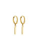 PURELEI Ohrringe Huli Creole Gold