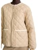 Marc O'Polo Kragenlose Steppjacke relaxed in Stormy Sand