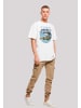 F4NT4STIC Heavy Oversize T-Shirt YES Chrome Island in weiß