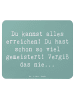 Mr. & Mrs. Panda Mouse Pad Spruch Selbstvertrauen stärken mit Sp... in Meeresbrise