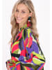 IZIA Women Kimono in violet multicolor