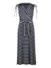 Betty Barclay Jerseykleid ohne Arm in Dunkelblau/Weiß