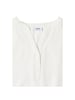 Cecil Halbarmbluse in vanilla white