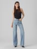 Vero Moda Straight Fit Jeans Stone Washed Denim VMTESSA in Hellblau