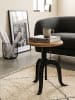 KADIMA DESIGN Drehhocker | Akazie/Metall, 39x62,5cm, Höhenverstellbar