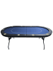 Nordcore Pokertisch Pro Tour 10 in Blau 214x106x78cm