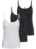 ONLY 3er-Set Singlet Top in Mix 1 (2x BL 1 x WH)