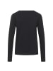 Mustang Longsleeve 1er Pack in Schwarz