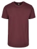 Urban Classics T-Shirt in khaki+redwine