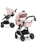 Hauck Kombi-Kinderwagen Vision X Silver (Sportwagen in grau,rosa