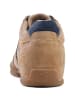Camel Active Leder Sneaker mit klassischer Schnürung in Beige